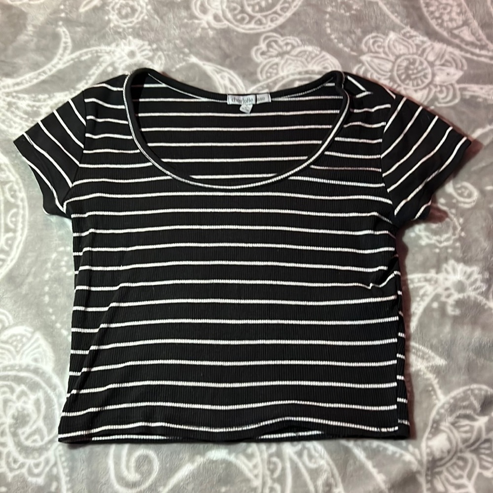 Striped short sleeve!!